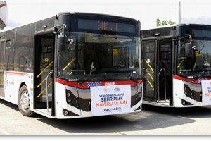 Samsun Büyükşehir Belediyesi Bünyesine Yeni 15 Otobüs 